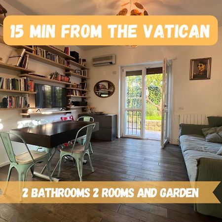 15 Min From The Vatican Wi-Fi And Garden Exterior photo