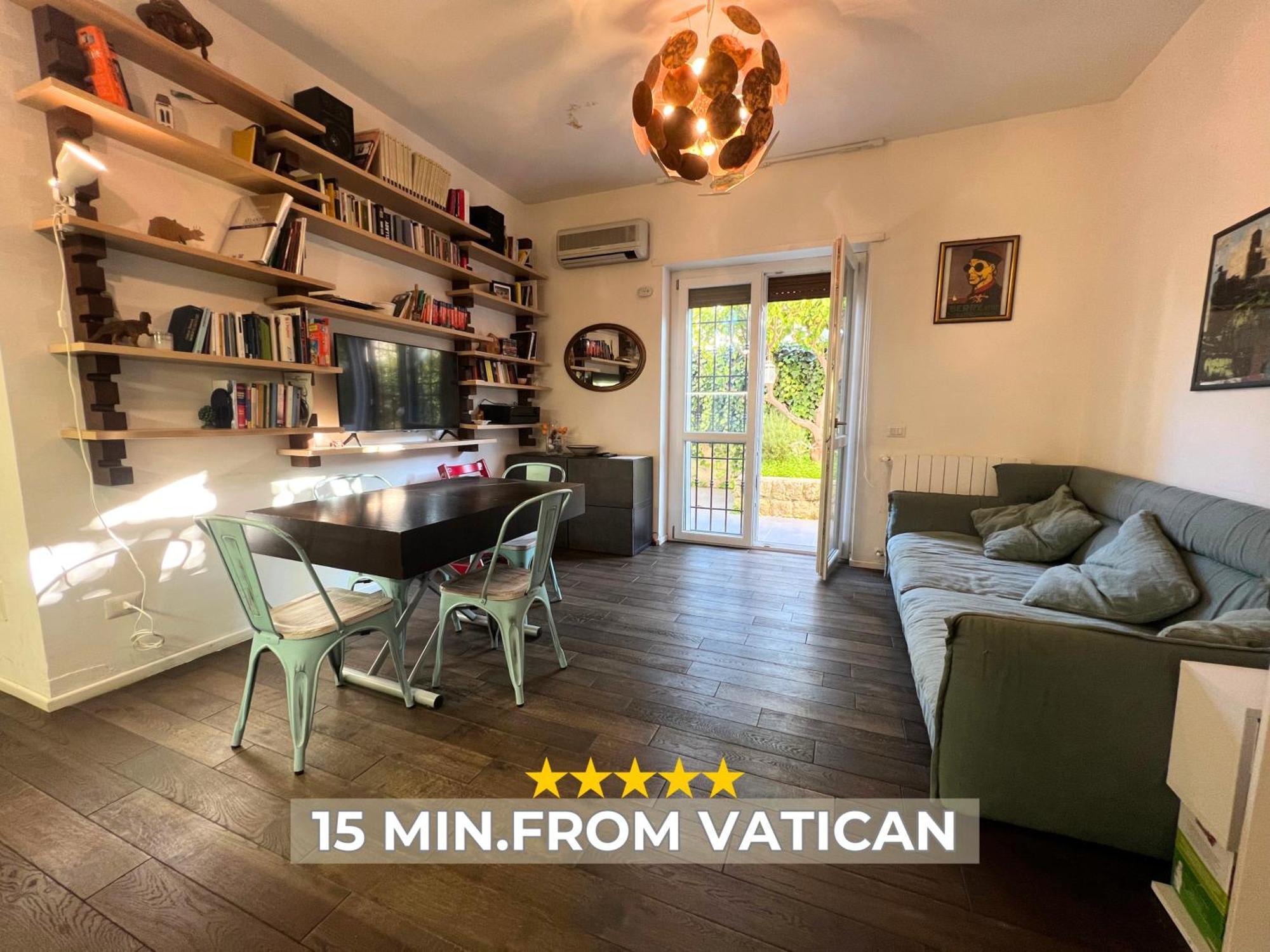 15 Min From The Vatican Wi-Fi And Garden Exterior photo
